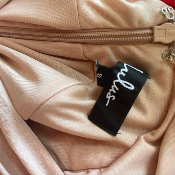 Lulu’s small pink sheer formal dress - Picture 4 of 4